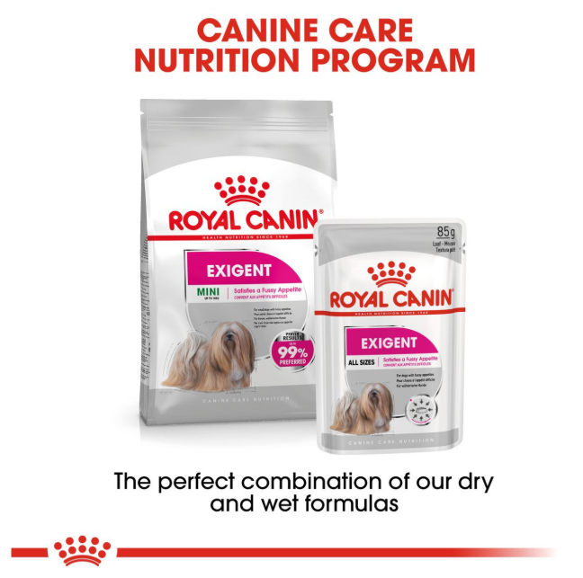 Royal Canin Canine Mini Exigent Fussy Appetite Dry Dog Food 1kg