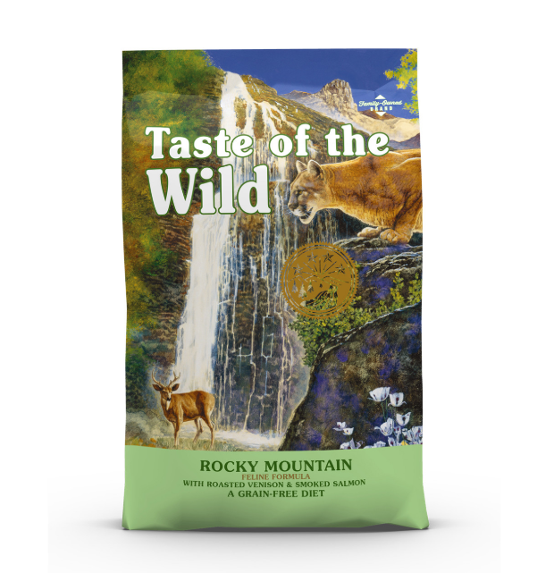 Taste Of The Wild FELINE Rocky Mountain Roasted Venison & Smoked Salmon Dry Cat Food 500g