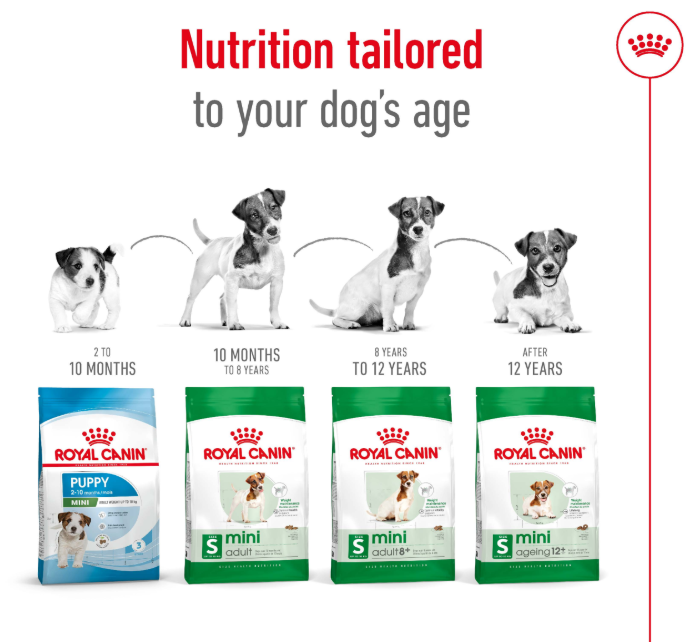 Royal Canin Canine Mini Adult Dry Dog Food - 2kg, 4kg & 8kg