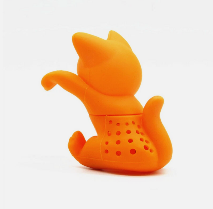 Cat Loose Tea Leaf Infuser Strainer Filter