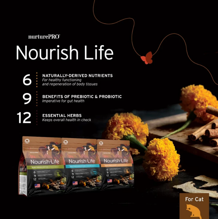 Nurture Pro Nourish Life Chicken Formula for Kittens & Adults 300g