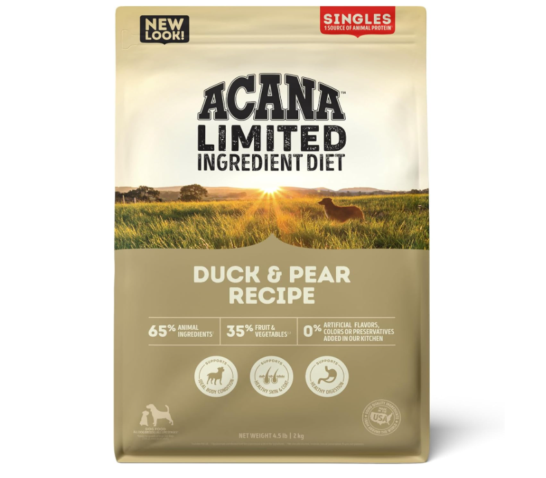 ACANA Singles Free-Run Duck Dog Dry Food (2kg, 6kg & 11.4kg)