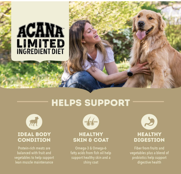 ACANA Singles Free-Run Duck Dog Dry Food (2kg, 6kg & 11.4kg)