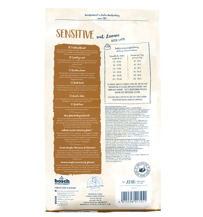 Sanabelle Sensitive With Fine Lamb Cat Dry Food (2 Sizes)