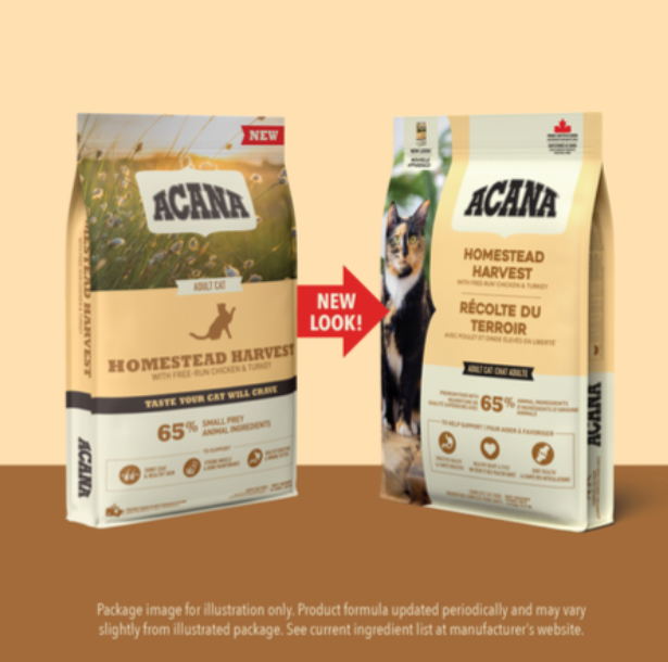 ACANA Homestead Harvest Cat Dry Food (1.8kg & 4.5kg)