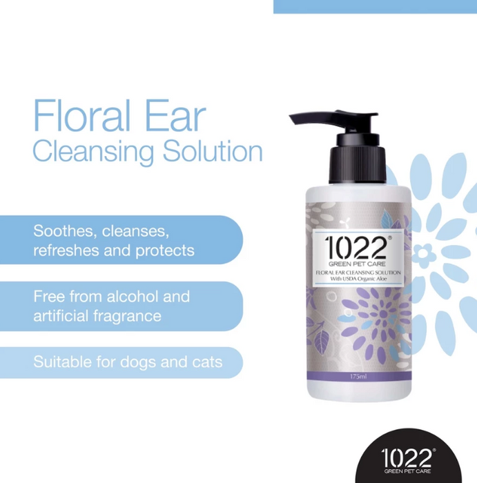 APT. 1022® Ear Cleansing Solution Green Pet Care Floral (Cat & Dog) 175ml