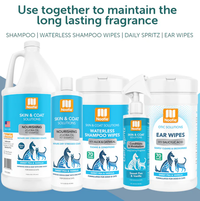 Nootie™ Nourishing Shampoo Sweet Pea & Vanilla 1 Gallon [Dogs & Cats]