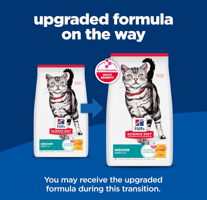 Hill's Science Diet Adult Indoor Cat Dry Food (2 Sizes)