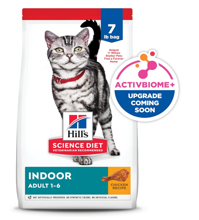 Hill's Science Diet Adult Indoor Cat Dry Food (2 Sizes)