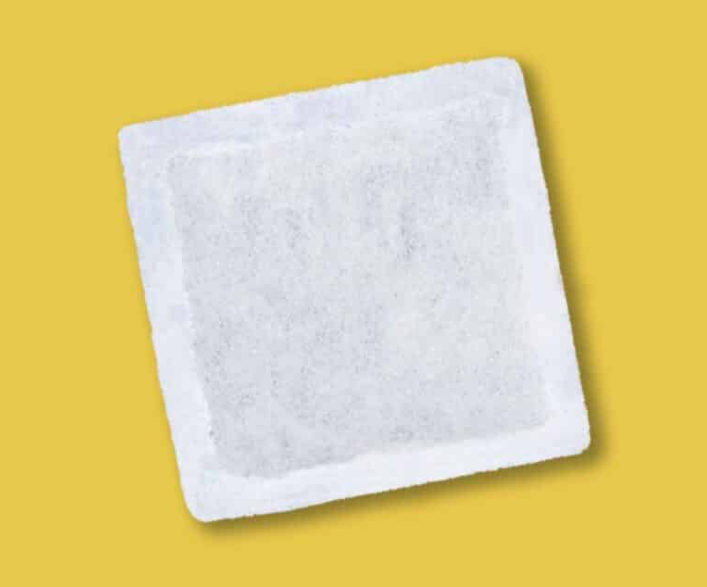 Catit Mini Fountain Filters 3 pack inside