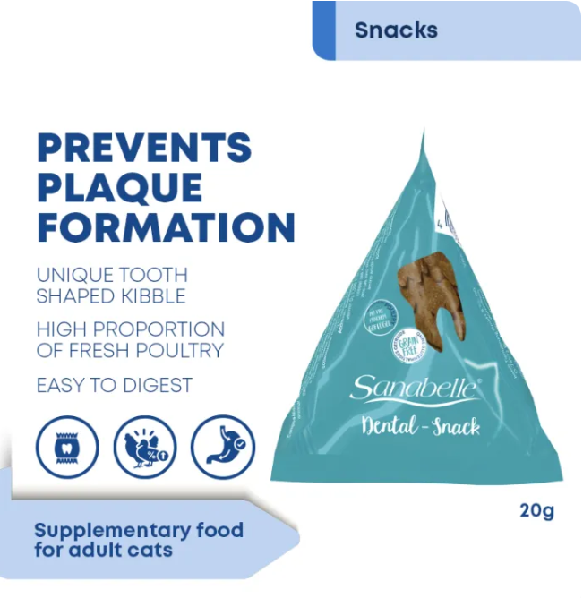 Sanabelle Snack Dental Cat Treats 20g