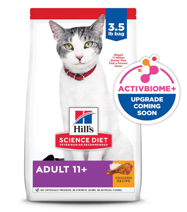 Hill's Science Diet Senior Age Defying 11+ Cat Dry Food 3.5lbs / 1.58kg