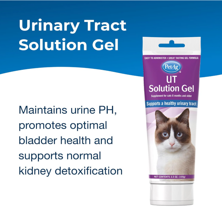 PetAg Urinary Tract Solution Gel Cat Supplement 3.5oz