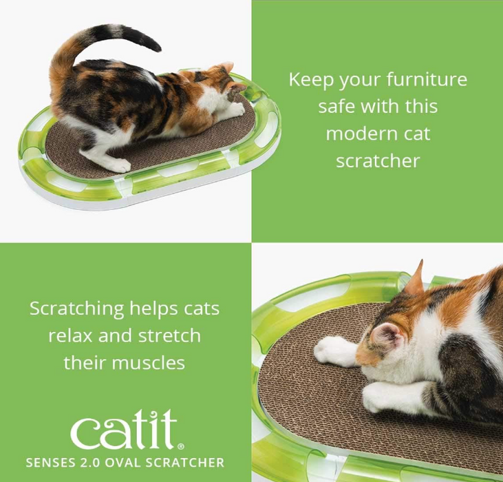 Catit Senses 2.0 Oval Circuit Scratcher