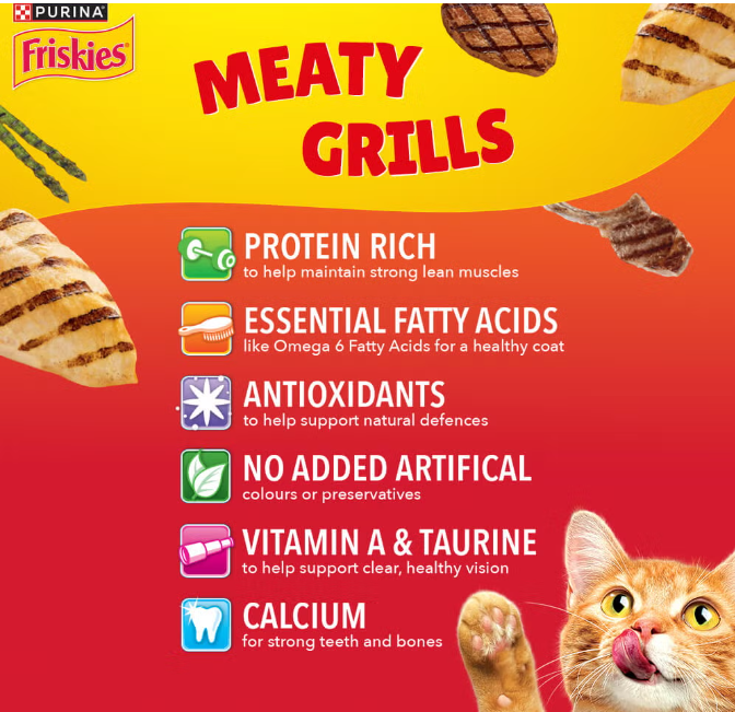 FRISKIES Meaty Grills Cat Dry Food 1kg