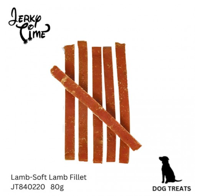 Jerky Time Soft Lamb Fillet for Dogs 80g