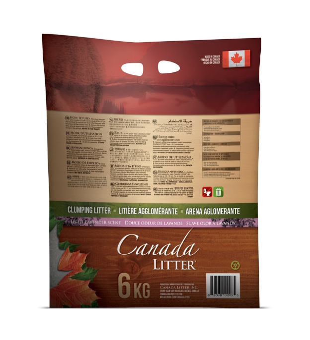 Canada Litter Clumping Clay Light Lavender 6kg