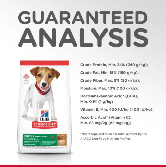 Hill's Science Diet Puppy Lamb Meal & Rice Small Bites (2 Sizes)