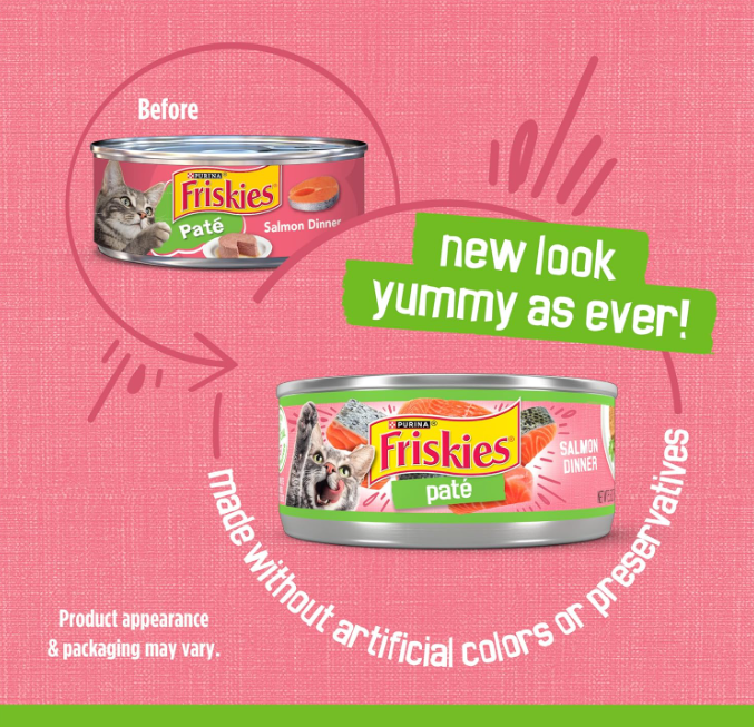 Friskies Classic Pate Salmon Dinner Cat Wet Food 156g