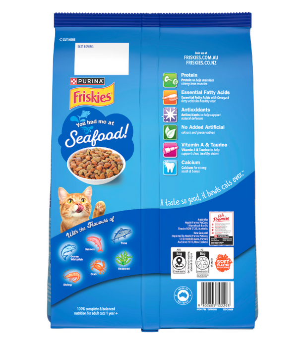 FRISKIES Seafood Sensation Cat Dry Food 2.5kg