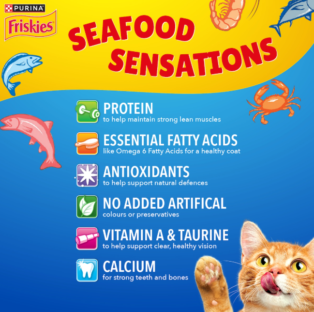 FRISKIES Seafood Sensation Cat Dry Food 2.5kg