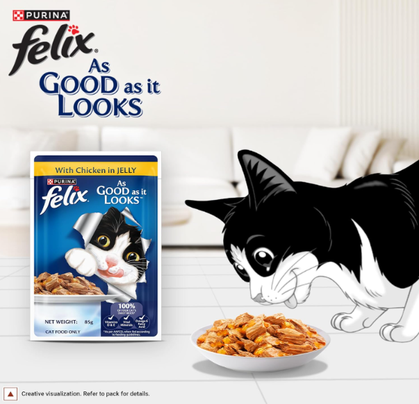 Purina Felix Adult Chicken in Jelly 85g X24