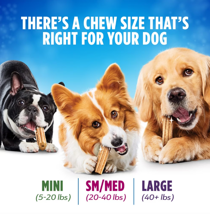 Dentalife Daily Oral Care Large Dog Treats 7 Dental Chews X4 Packs