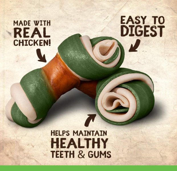 Zoë Better Than Rawhide 10 Mini Bones Mint Flavor 234g