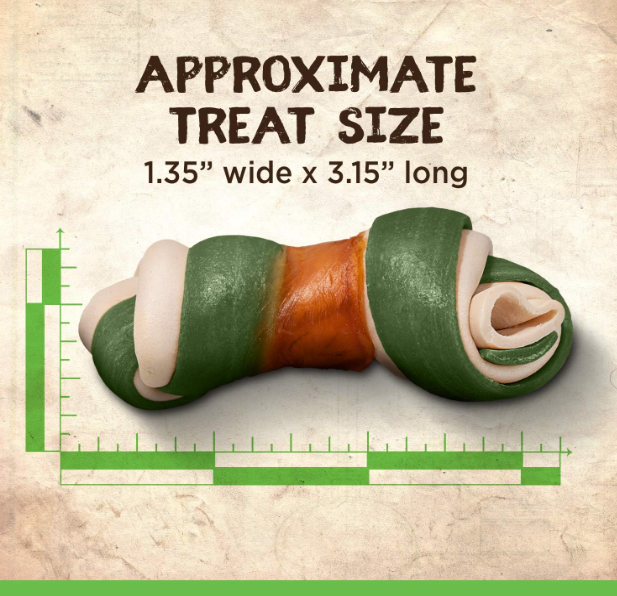 Zoë Better Than Rawhide 10 Mini Bones Mint Flavor 234g