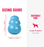 KONG Puppy Interactive Toy Blue (4 Sizes)
