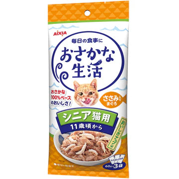 Aixia Fish Life Cat Wet Food 60g x 3