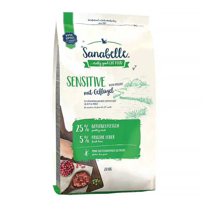 Sanabelle Sensitive Poultry Cat Dry Food 2kg & 10kg