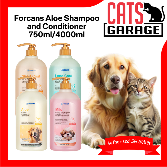 Forcans Aloe Shampoo and Conditioner 750ml/4000ml