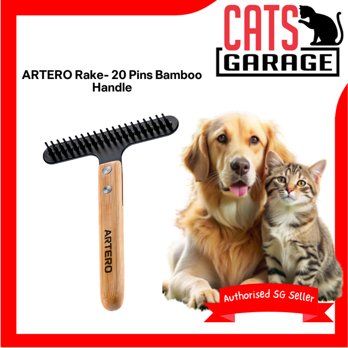 ARTERO Rake- 20 Pins Bamboo Handle