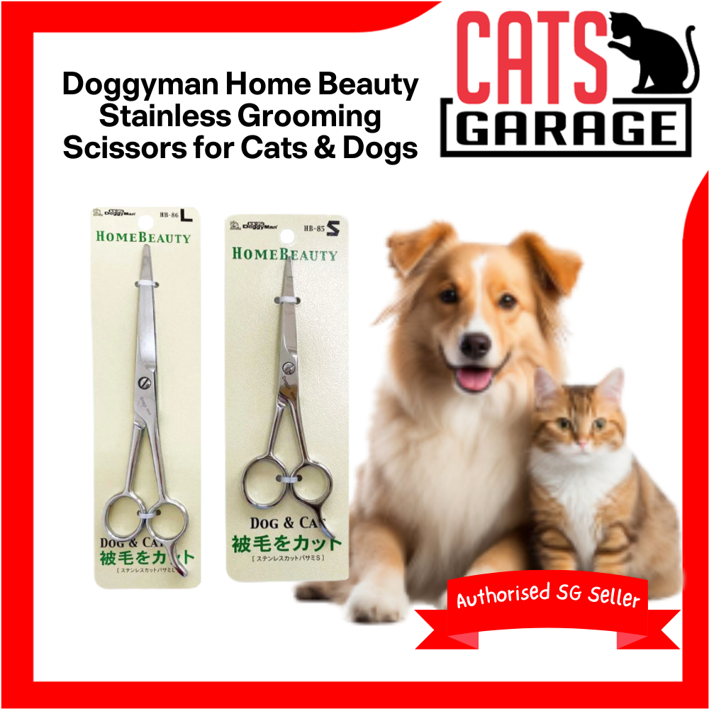 Doggyman Home Beauty Stainless Grooming Scissors for Cats & Dogs