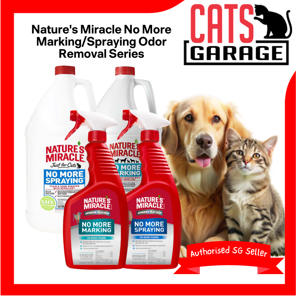 Nature's Miracle No More Marking/Spraying Odor Removal Series
