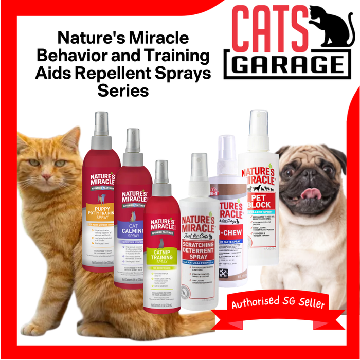 Nature's Miracle Behavior and Training Aids Spray Series