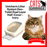 Unicharm Deo Toilet Half Cover Cat Litter Box (Ivory)