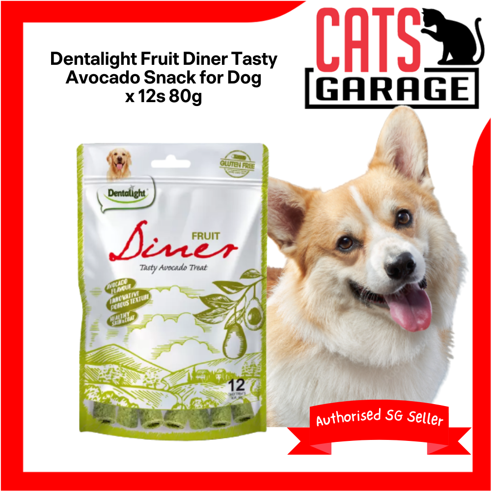 Dentalight Fruit Diner Tasty Avocado Dental Treats 12x80g