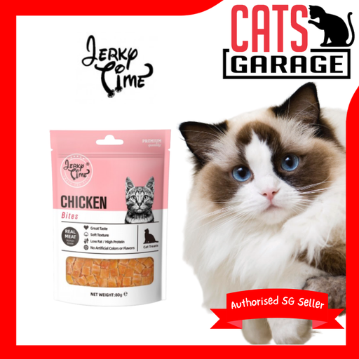 Jerky Time Dried Chicken Jerky Bites for Cat 80g
