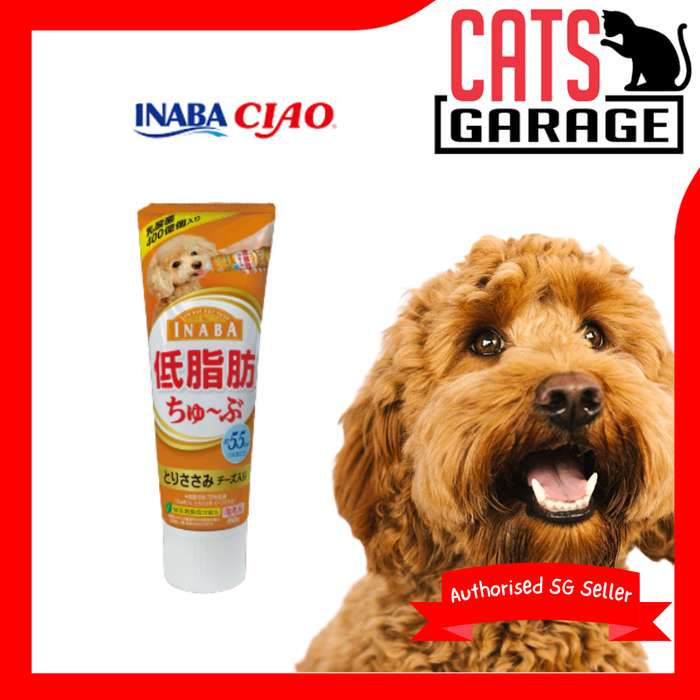 Inaba Dog Wan Churu Tube Chicken Fillet & Cheese 80g