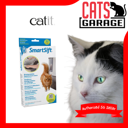 Catit Design SmartSift Biodegradable Replacement Liners - 12-pack For Cat Pan Base