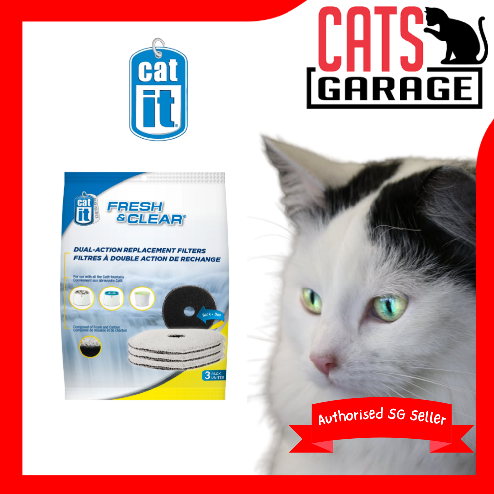 Catit Design Fresh & Clear Foam/Carbon Filters - 3 pack