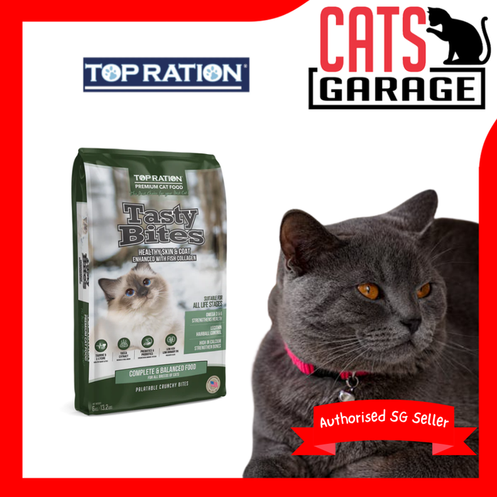 Top Ration Cat Tasty Bites All Life Stages 6kg