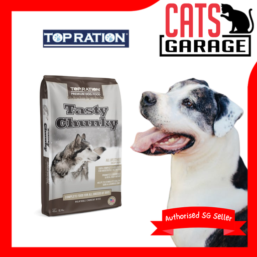 Top Ration Tasty Chunky Dry Dog Food 18.14kg