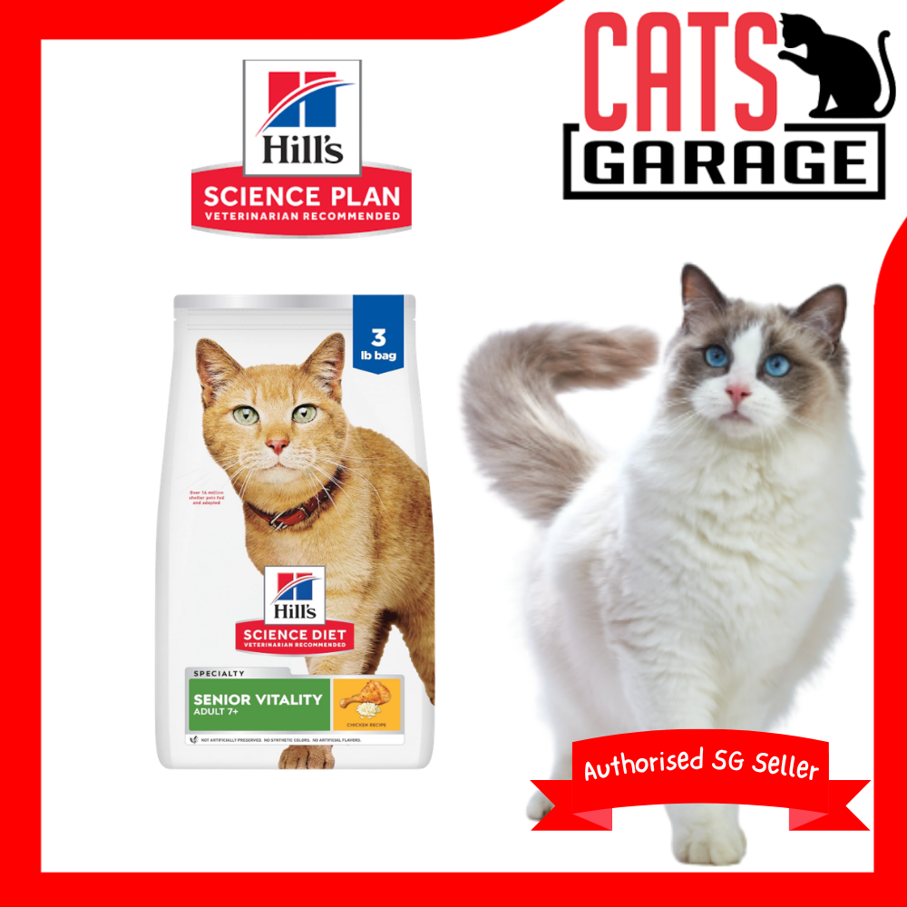 Hill's Science Diet Youthful Vitality Adult 7+ Cat Dry Food 3lbs