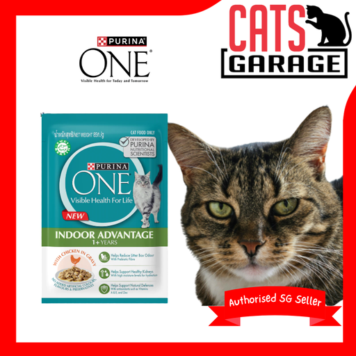 Purina One Cat Indoor Advantage Chicken in Gravy 85g
