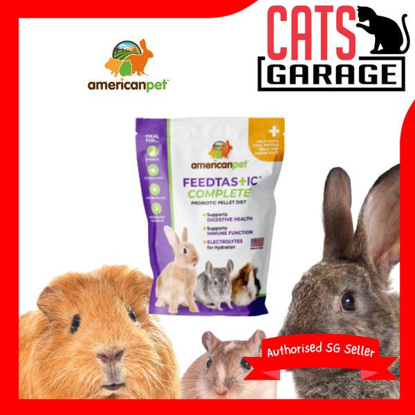 American Pet Feedtastic Complete Probiotic Pellet Diet (2 Sizes)