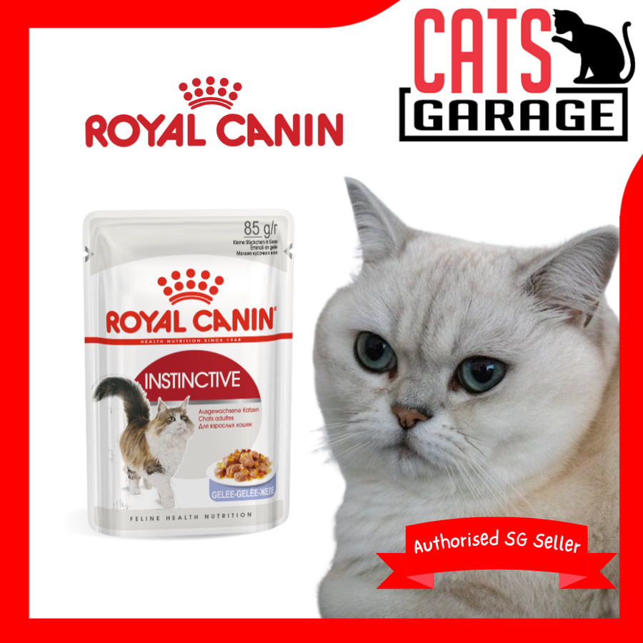 Royal Canin Feline Pouch Instinctive Adult Cat Wet Food in Jelly 85g X12