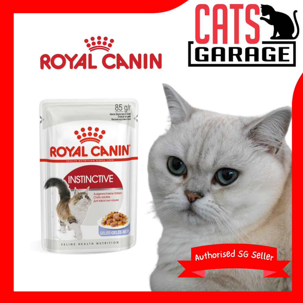 Royal Canin Feline Pouch Instinctive Adult Cat Wet Food in Jelly 85g X12